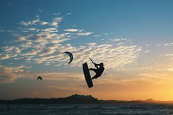 Kite-Surfen und Horizont erweitern